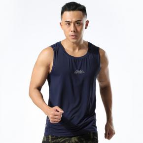 Mens High Elastic Quick-dry Sports Workout Tank Top 